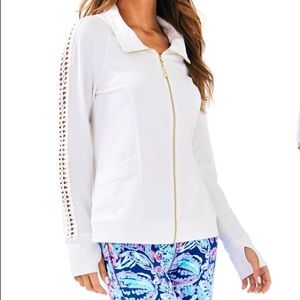 Lily Pulitzer zip up popover